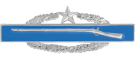 Das Mitglied hat mindestens 3 Kampagnen mit uns abgeschlossen und erhält deswegen den Combat Infantryman Badge (zweite Verleihung).