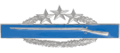 Das Mitglied hat mindestens 8 Kampagnen mit uns abgeschlossen und erhält deswegen den Combat Infantryman Badge (vierte Verleihung).